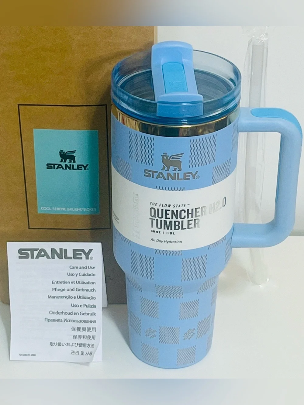 Stanley Quencher H2.0 40oz Tumbler - Light Blue